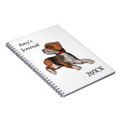 Beagle-Journal mit Name/Jahr Notizblock (Rechte Seite)