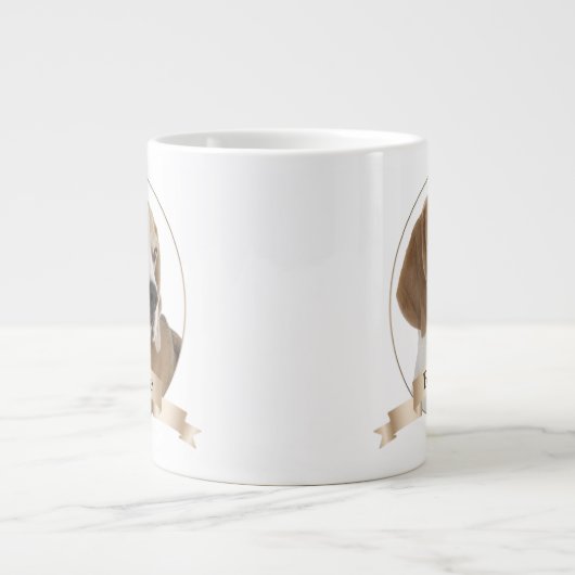 Beagle Jumbo Tasse (Vorderseite)