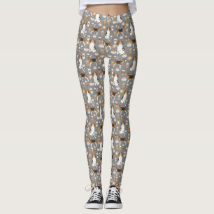 Beagle Kaffee-Leggings Leggings