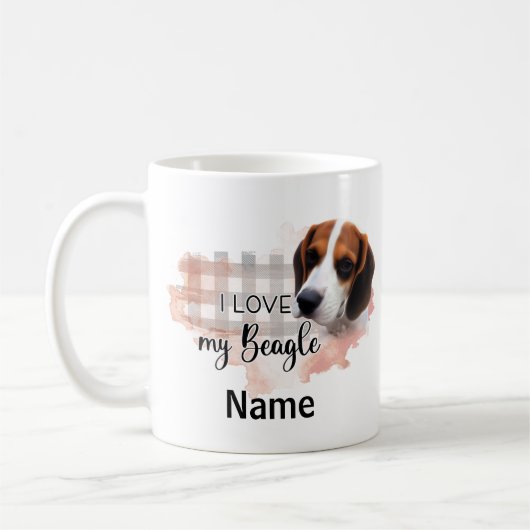Beagle Kaffee Tasse, Cup Kaffeetasse (Links)