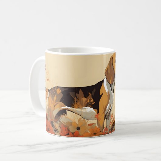 Beagle Kaffeetasse (Vorderseite Links)