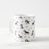 Beagle Kaffeetasse (Vorderseite Links)