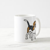 Beagle Kaffeetasse (VorderseiteRechts)