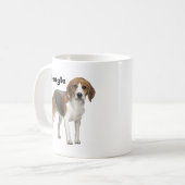 Beagle Kaffeetasse (Vorderseite Links)