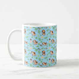 Beagle-Kaffeetasse Frühlingsblumen Kawaii-Hundeges Kaffeetasse