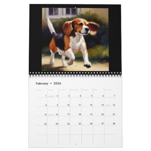 Beagle Kalender (Feb 2026)