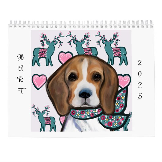 Beagle Kalender (Rückseite)