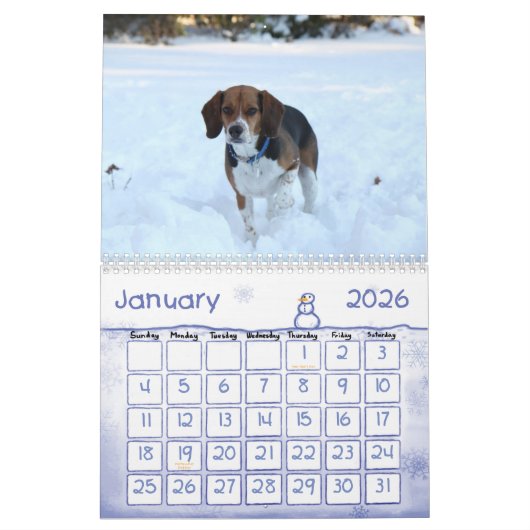 Beagle-Kalender 2012 Kalender (Jan 2026)