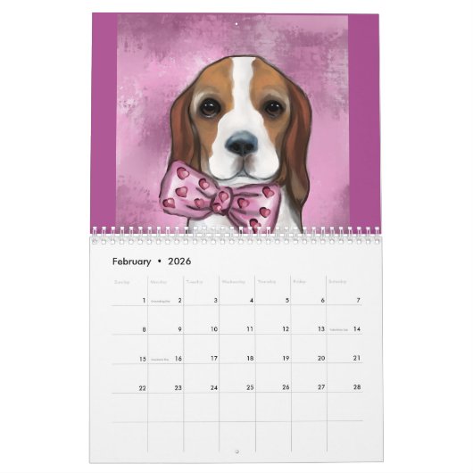 Beagle-Kalender Kalender (Feb 2026)
