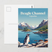 Beagle-Kanal Argentinien Postkarte (Vorne/Hinten)
