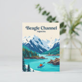Beagle-Kanal Argentinien Postkarte (Stehend Vorderseite)