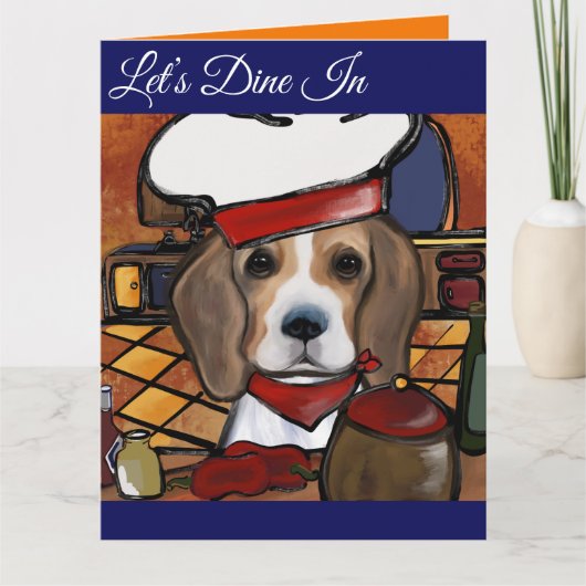 Beagle Karte (Vorderseite)