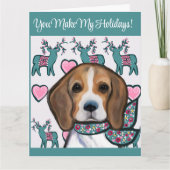 Beagle Karte (Vorderseite)