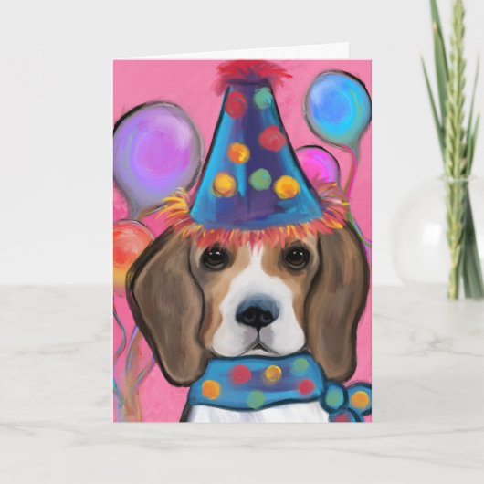 Beagle Karte (Vorderseite)