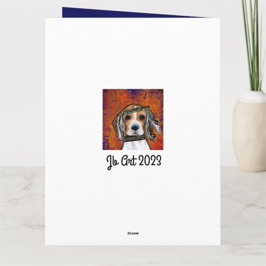 Beagle Karte (Rückseite)