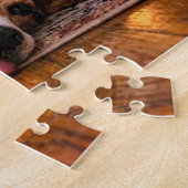 Beagle Kater nach Silvesterparty Puzzle (Seite)