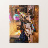 Beagle Kater nach Silvesterparty Puzzle (Vertikal)