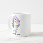 Beagle Kawaii Niedliches Geschenk Hund Haustier Kaffeetasse (Vorderseite Links)