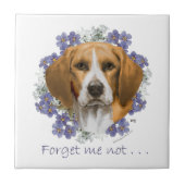 Beagle Keepake Fliese (Vorderseite)