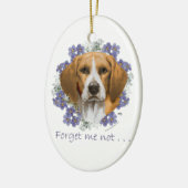 Beagle Keepake Keramik Ornament (Links)