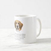 Beagle Keepake MALE Kaffeetasse (VorderseiteRechts)