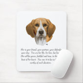 Beagle Keepake Mousepad (Mit Mouse)