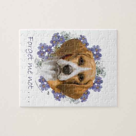 Beagle Keepake Puzzle (Horizontal)