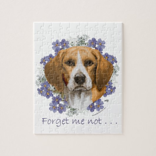 Beagle Keepake Puzzle (Vertikal)
