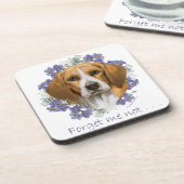 Beagle Keepake Untersetzer (Linke Seite)