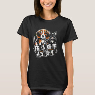 Beagle Keine Freundschaft Unfall Katze Welpe T-Shirt