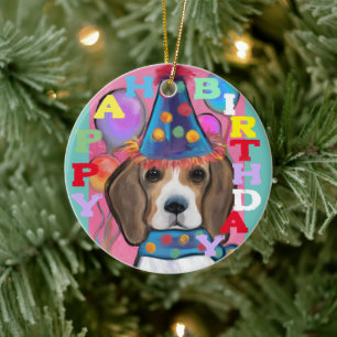 BEAGLE KERAMIK ORNAMENT