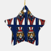 BEAGLE KERAMIK ORNAMENT (Vorne)