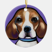 Beagle keramik ornament (Vorne)