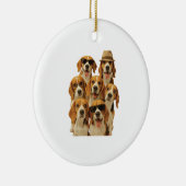 Beagle Keramik Ornament (Rechts)