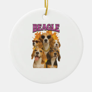 Beagle keramik ornament
