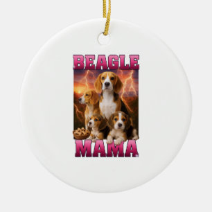 Beagle keramik ornament