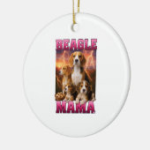 Beagle keramik ornament (Links)