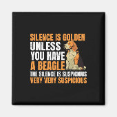 Beagle Kleiner Hund Jagd Haustierzüchter Stille Magnet (Vorne)