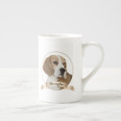 Beagle-Knochen-China-Tasse Porzellantasse (Rechts)