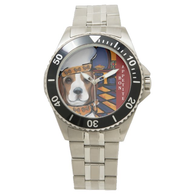 Beagle Koch Armbanduhr (Vorderseite)