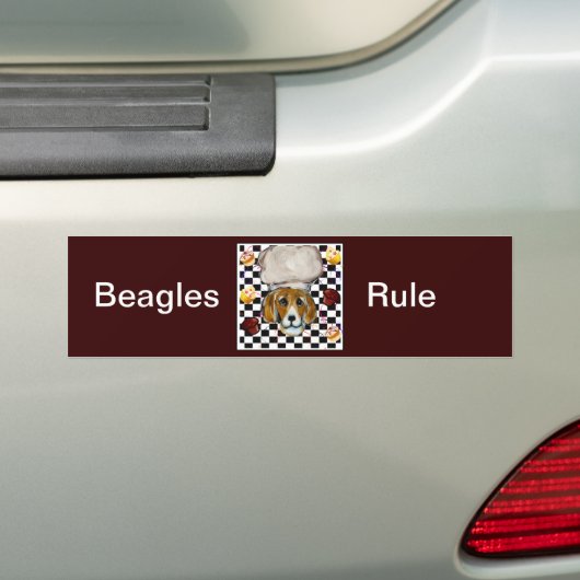 Beagle Koch Autoaufkleber (Auf Auto)