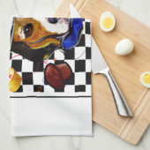 BEAGLE KOCH KÜCHENTUCH (Viertel Falte)