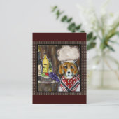 BEAGLE KOCH POSTKARTE (Stehend Vorderseite)