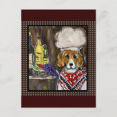 BEAGLE KOCH POSTKARTE (Vorderseite)