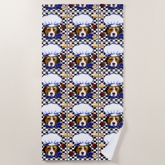 BEAGLE KOCH STRANDTUCH (Vorderseite)