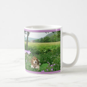 Beagle-königliche Wiesen-Tasse Kaffeetasse