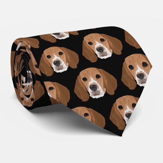 Beagle Krawatte (Gerollt)