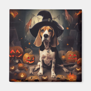 Beagle-Kürbisse Halloween Gruselig Magnet