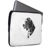 Beagle laptopschutzhülle (Vorne Rechts)
