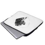 Beagle laptopschutzhülle (Vorne Knopf)